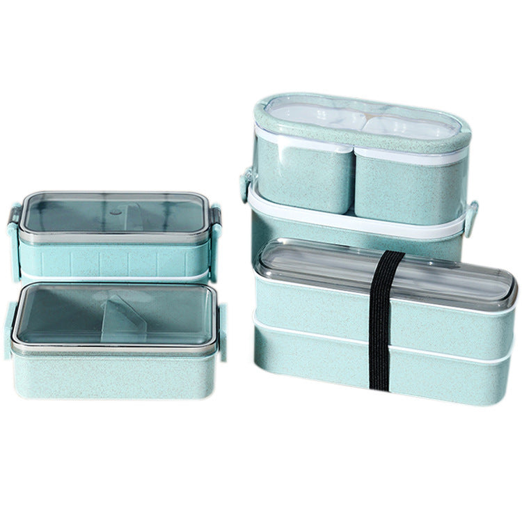 "EcoSmart" Rice Husk 3-Compartment Lunch Box