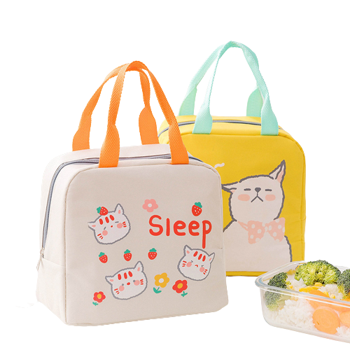 "Cartoon Delight" Insulated Lunch Bag