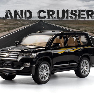 True-to-Life Alloy SUV: Realistic Model with Interactive Sound & Light