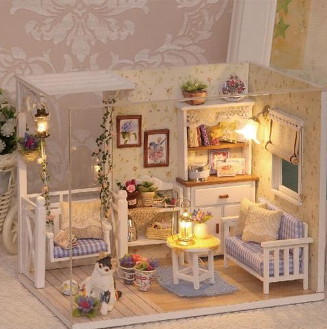 Charming Miniature Dollhouse Rooms