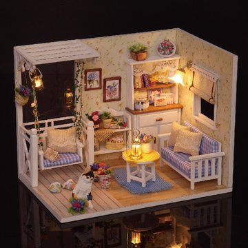 Charming Miniature Dollhouse Rooms