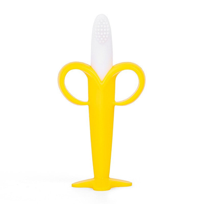 "Gummy Grins" Baby Banana Teether and Brush